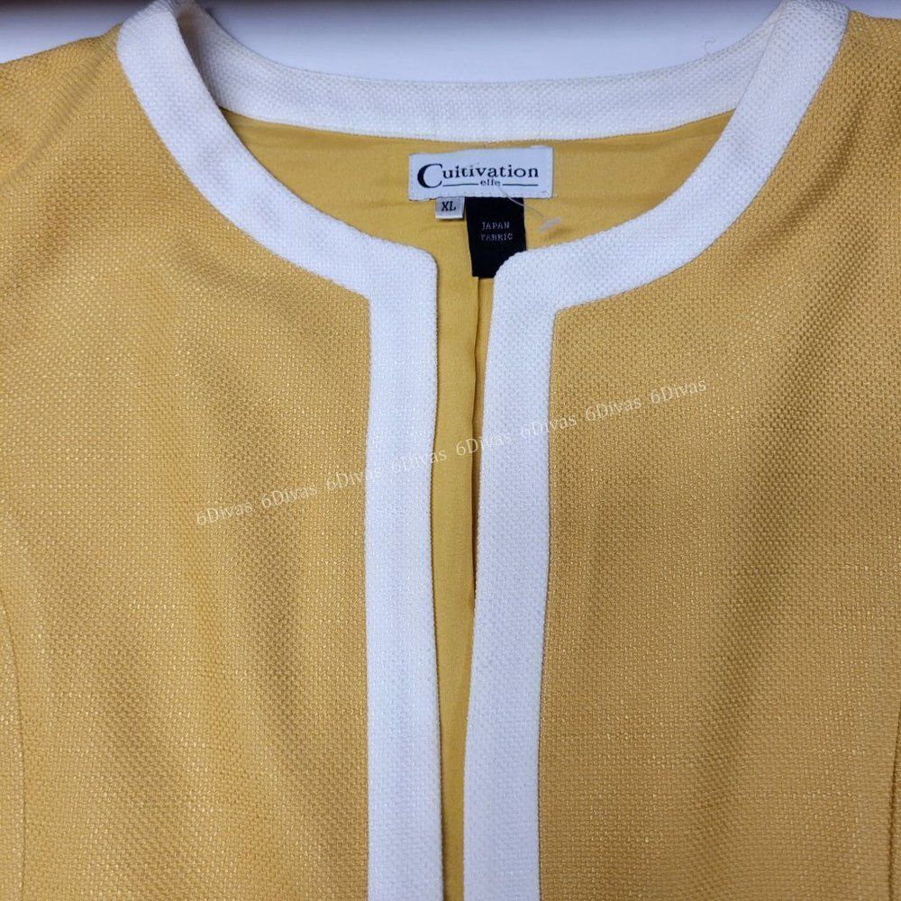 Yellow Short Jacket Blazer - Picture 2 of 9